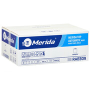 Ręcznik papierowy w rolce z adaptorem Merida Top Automatic maxi 6 szt. 2 warstwy 140 m biały celuloza Merida