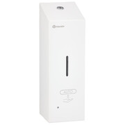 Bezdotykowy dozownik do mydła w pianie Merida STELLA White Line na wkłady 800 ml, stal w kolorze białym Merida