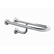 Uchwyt dla niepełnosprawnych umywalkowy prawy ⌀ 32 mm, 55 cm Bisk, stal nierdzewna polerowana Bisk