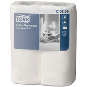 Ręcznik kuchenny w rolce Tork 2 szt. 2 warstwy biała celuloza Tork