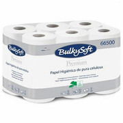 Papier toaletowy Bulkysoft Premium 96 rolek 2 warstwy 24 m biały celuloza Bulkysoft