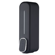 Dozownik do mydła w płynie Bisk G4 350 ml, czarne tworzywo ABS Bisk