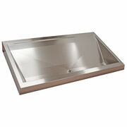 Umywalka stalowa szeregowa KWC PRESTIGE 2100 × 150 × 570 mm KWC