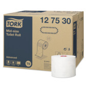 Papier toaletowy do dozownika z automatyczną zmianą rolek Tork 27 rolek 2 warstwy 100 m średnica 13.2 cm biała makulatura Tork