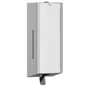 Dozownik do mydła w pianie 650 ml KWC Exos, stal w kolorze białym KWC