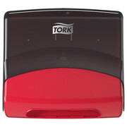 Pojemnik na czyściwo składane Tork plastik czerwono-czarny Tork