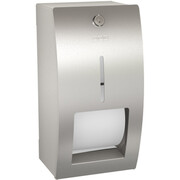 Pojemnik na papier toaletowy 2 rolki KWC STRATOS stal matowa KWC