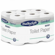 Papier toaletowy Bulkysoft Comfort 96 rolek 2 warstwy 14.3 m biały celuloza Bulkysoft