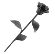 róża (metalowa) - Roses - Black - PG001 NNM