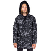 kurtka męska VIXXSIN - QUILLION PARKA - GREY CAMO - POI1253 VIXXSIN