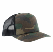 czapka z daszkiem BRANDIT - Camo - 7051-woodland+black BRANDIT