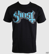 koszulka męska Ghost - Keyline Logo - Blue Grey - ROCK OFF - GHOTEE01 ROCK OFF