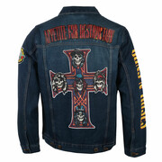 kurtka męska Guns N' Roses - Appetite For Destruction - DENIM - ROCK OFF - GNRDJ02MD ROCK OFF