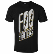 t-shirt męski FOO FIGHTERS - SLANTED LOGO - BLACK - PLASTIC HEAD - MTRAF10950020 PLASTIC HEAD