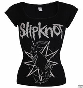 podkoszulek metal damskie Slipknot - Goat Star Logo - ROCK OFF - SKTS22LB ROCK OFF