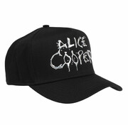 czapka z daszkiem Alice Cooper - Sonic Sliver Dripping Logo - ROCK OFF - ACSSCAP01B ROCK OFF