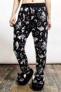 spodnie damskie (piżama) KILLSTAR - Moonbow Lounge - Black - KSRA004187 KILLSTAR