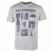 t-shirt męski FOO FIGHTERS - ESP & G - GREY - PLASTIC HEAD - MTRAF10950015 PLASTIC HEAD