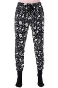 spodnie damskie (piżama) KILLSTAR - Dark Slumbers - BLACK - KSRA001905 KILLSTAR