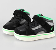 buty dla dzieci ETNIES - Brzdąc RVM Strap - Black/Green ETNIES