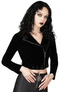 kurtka damska KILLSTAR - Twilight Goddess Biker - Black - KSRA009270 KILLSTAR