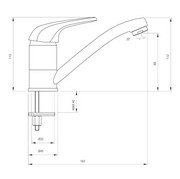 Bateria umywalkowa Deante Funkia BEF 026M - zdjęcie 2