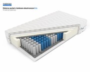 Laris Polska Materac pocket z lateksem obustronnym Eris pokrowiec Margrita