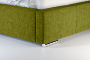 Laris Polska Łóżko tapicerowane SINES zielone casablanca