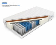 Laris Polska Materac pocket kokos z lateksem Ares Plus pokrowiec Medicott/Tencel