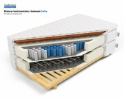 Laris Polska Materac kontynentalny z kokosem Dafne pokrowiec Dormia