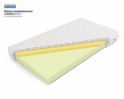Laris Polska Materac wysokoelastyczny z memory Ceres pokrowiec Margrita
