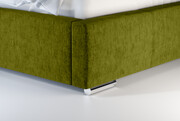 Laris Polska Łóżko tapicerowane LAGOS zielone casablanca