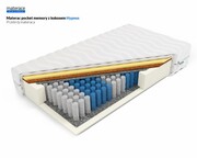 Laris Polska Materac pocket memory z kokosem Hynos pokrowiec SilverActive