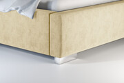 Laris Polska Łóżko tapicerowane MARBELLA ecru monolith
