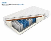 Laris Polska Materac pocket z kokosem i lateksem Nemezis Plus pokrowiec Dormia