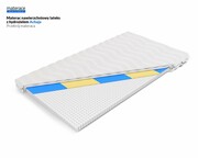 Laris Polska Materac nawierzchniowy lateks z hydrożelem Achaja pokrowiec Margrita