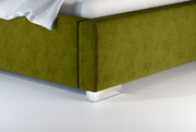 Laris Polska Łóżko tapicerowane MARBELLA zielone casablanca