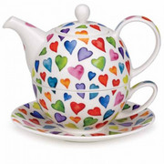 Tea for one Warm Hearts zestaw filiżanka 250ml z dzbankiem Dunoon 11288s DUNOON