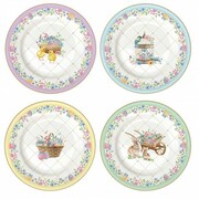 Zestaw 4 Talerzy Wielkanocnych 19 cm Easy Life 880-7023 NUOVA R2S