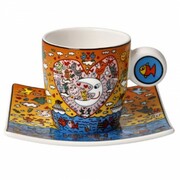 Filiżanki espresso \'\'Morski romans\'\' 100ml James Rizzi Goebel 26-102-69-1 GOEBEL