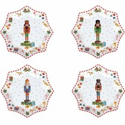 Talerze Vintage Nutcracker 16 cm 4szt. Easy Life 880-9257 EASY LIFE ŚWIĘTA