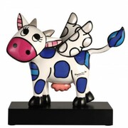 Figurka Flaying Cow 37,5 x 31 cm Romero Britto Goebel 66-453-16-1 GOEBEL