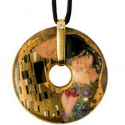 Naszyjnik Pocałunek Gustaw Klimt Goebel 66-989-57-5~ GOEBEL