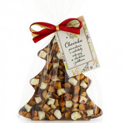 Choinka z mlecznej czekolady ze śliwką i przyprawą piernikową 65g Cortez 1378 CORTEZ