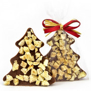 Choinka z mlecznej czekolady z jabłkiem i cynamonem 30g Cortez 4556 CORTEZ