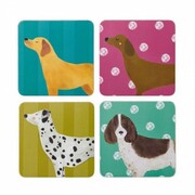 Podkładki Pieski 10,5x10,5 cm, 4 szt CT 12-6101 CREATIVE TOPS