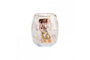 Szklany świecznik Oczekiwanie 13.5 cm Gustaw Klimt Goebel 66-903-53-5 GOEBEL