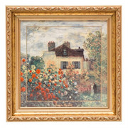 Obraz The Artists House 32x32 cm Claude Monet Goebel 66-518-32-1 GOEBEL