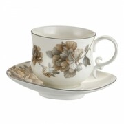 Filiżanka Szaro-Złote Kwiaty 220 ml English Collection 167-4473 ENGLISH COLLECTION