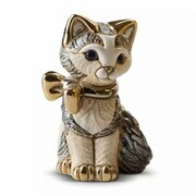 Figurka Kotek ze Wstążką 9cm De Rosa Rinconada 795-0372RD DE ROSA RINCONADA